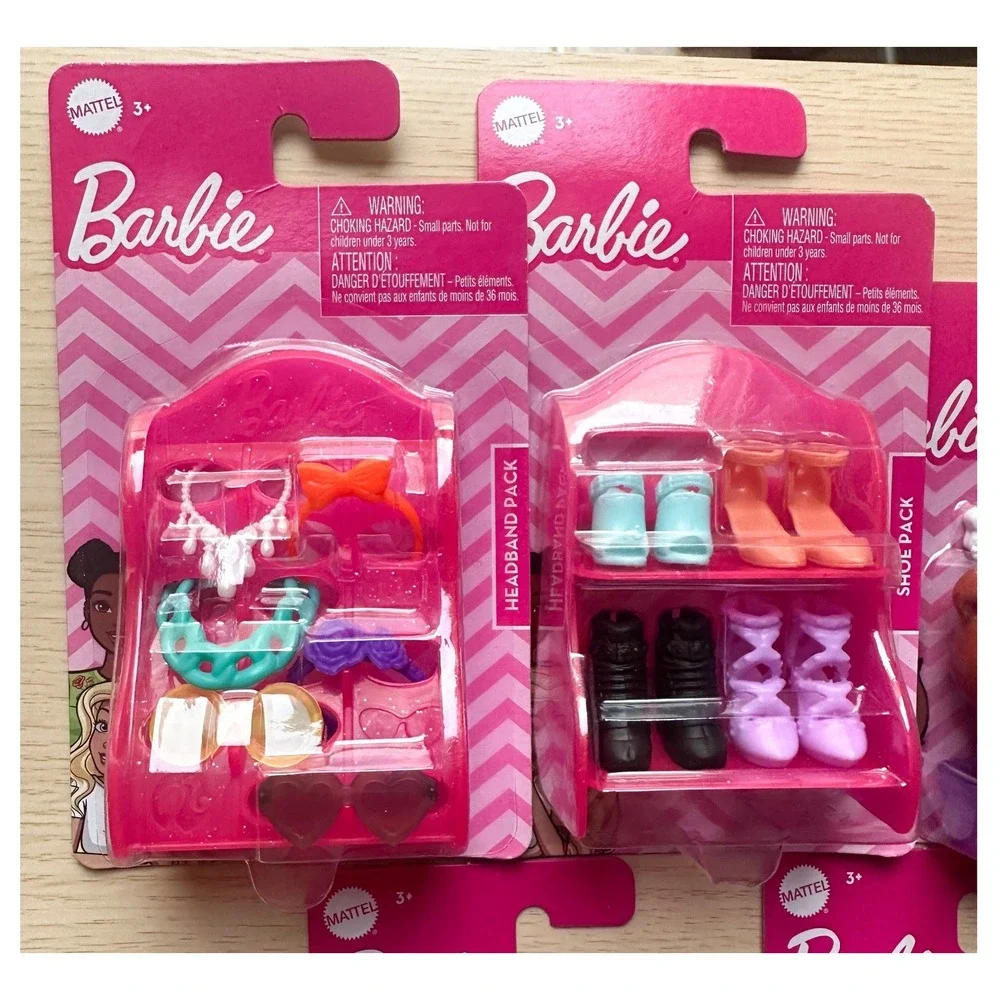 New Mattel BARBIE‎ Accessories 6 Piece Lot